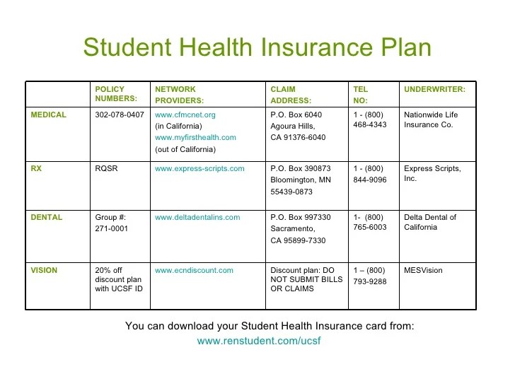 What are student health insurance plans?