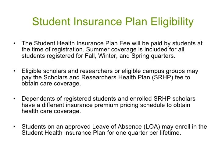 Insurance affordable medical students plan slideshare